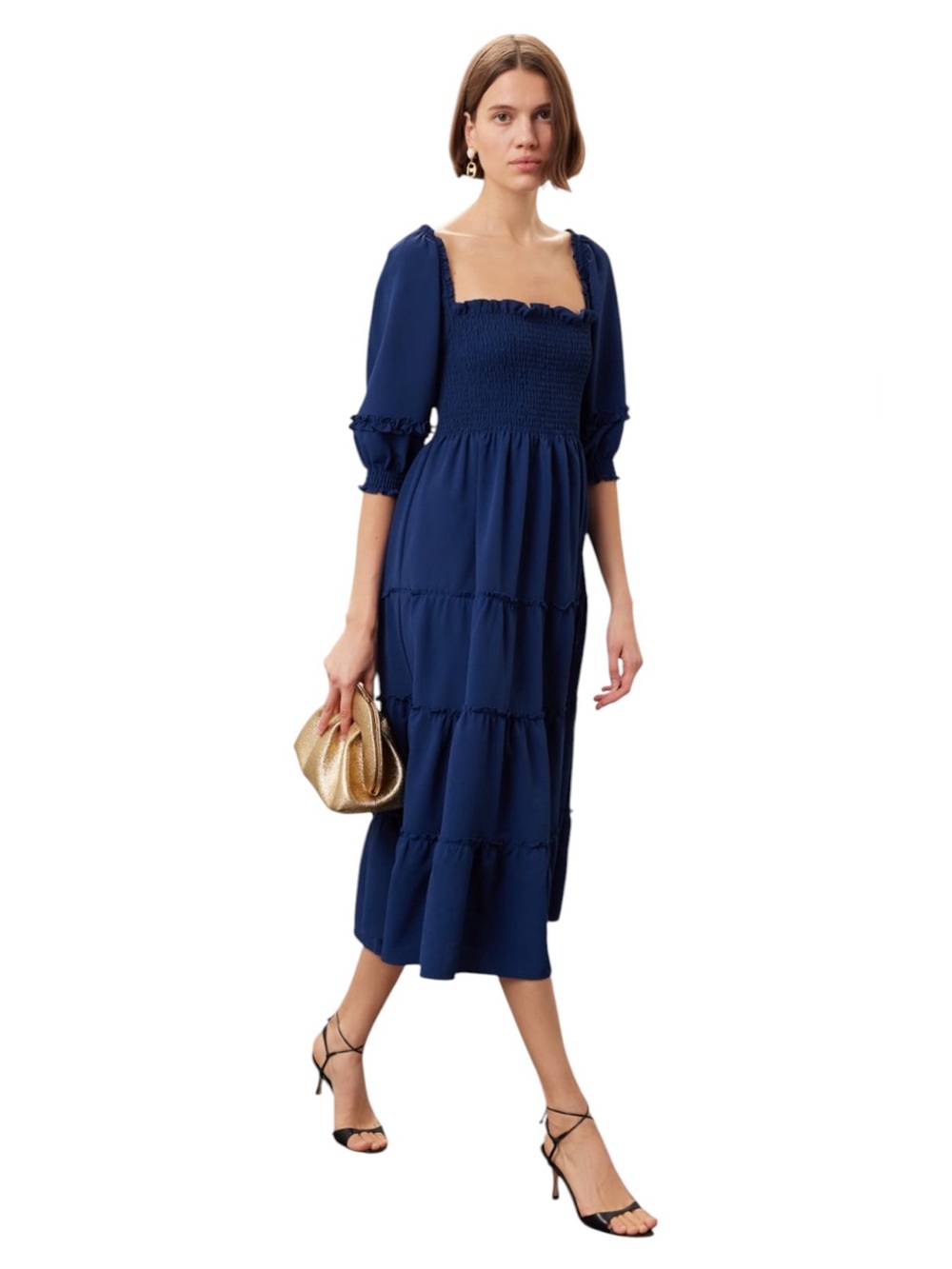 Hill House Home Nesi Nap Dress – Navy Blue – Size Small